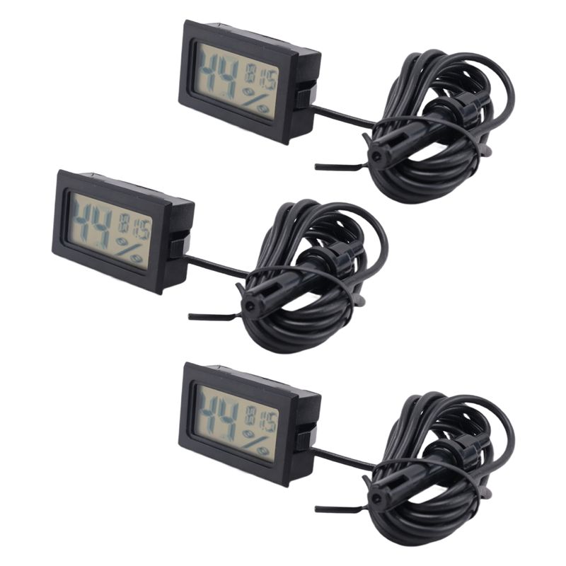 Digital Hygrometer Probe - [YENİ!A93G】 Problu Dijital Termometre Higrometre İç
