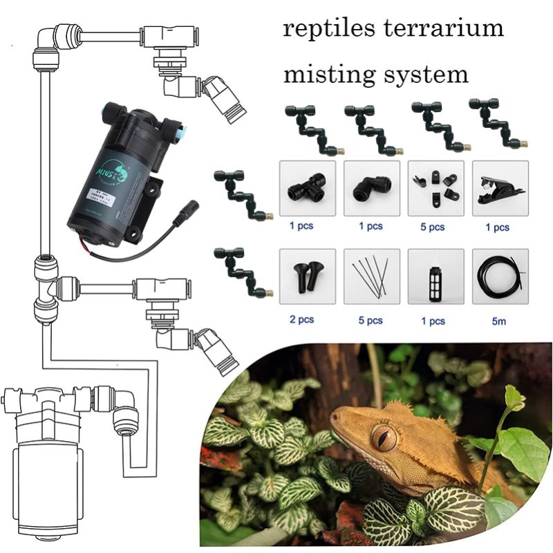 Misting Nozzle Reptile - Nozullu Sürüngen Mister Nemlendirici Sisleme Sistemi