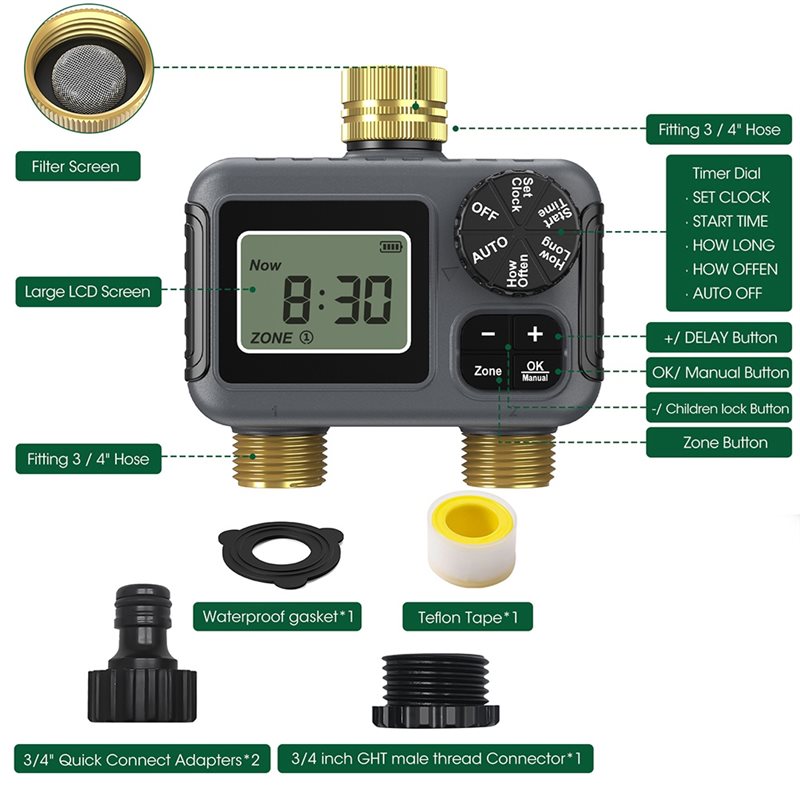 AY14 - Çift Çıkışlı Otomatik S - Timer Dual Outlet incelemesi ve fiyatı