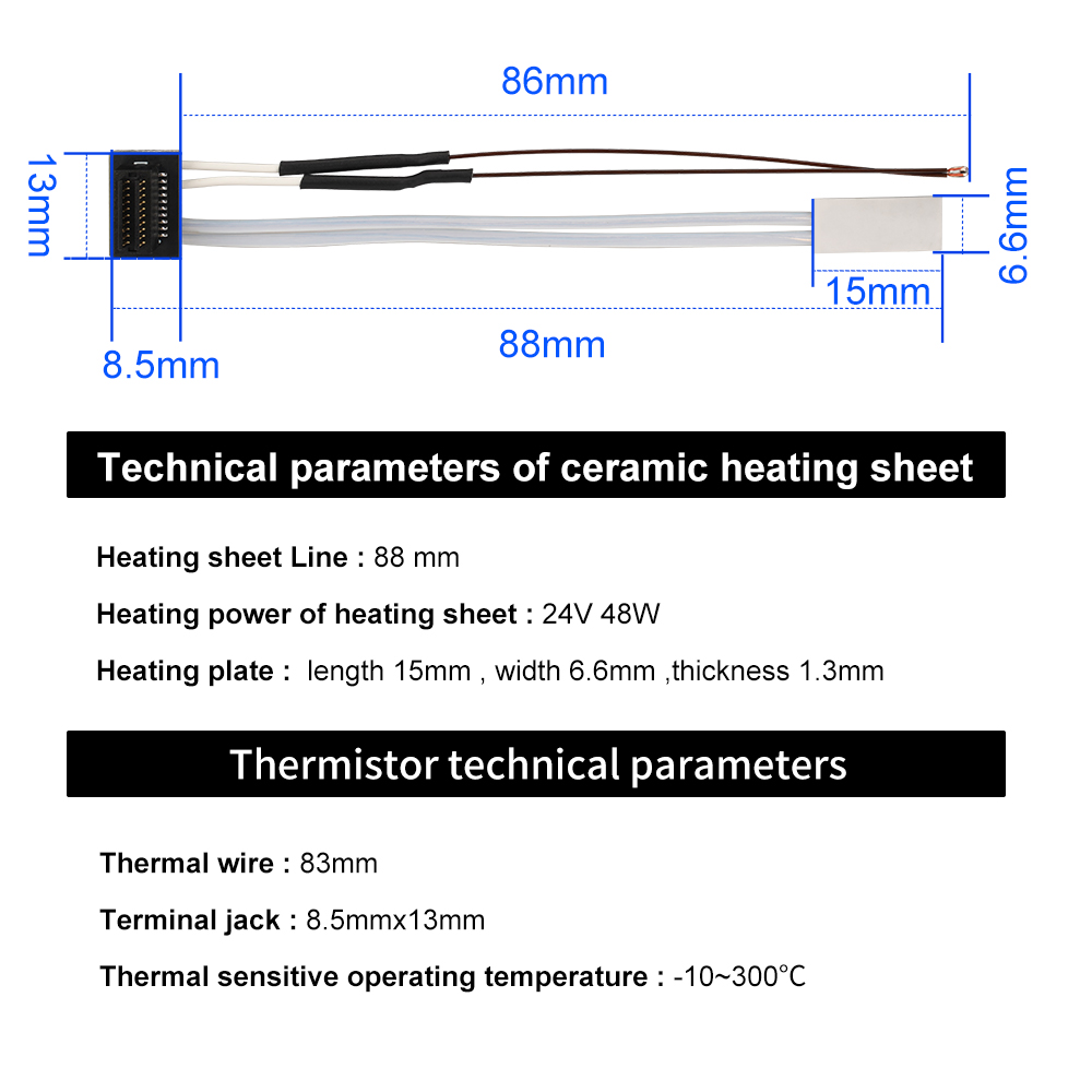 Isıtma Tüpü Bambu Lab A1 A1min - Ceramic Heat Emitter incelemesi ve fiyatı