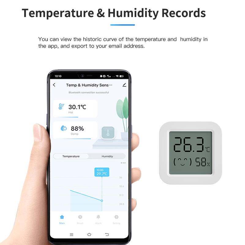 Tuya Sıcaklık Nem Sensörü Mini - Digital Hygrometer Probe incelemesi ve fiyatı
