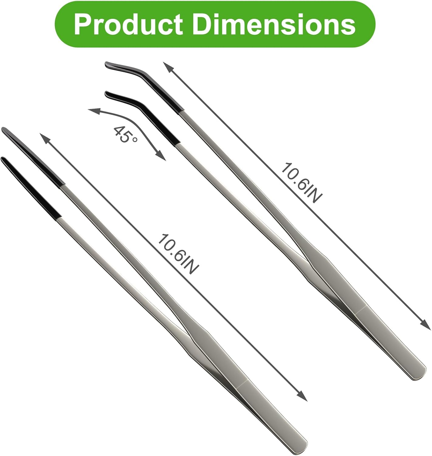 2 Adet Ekstra Uzun Paslanmaz Ç - Feeding Tong Stainless incelemesi ve fiyatı