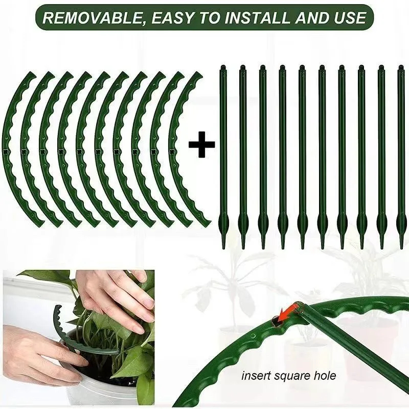 1-9 set Plastik Bitki Destek Ç - Vine Climbing Plastic incelemesi ve fiyatı