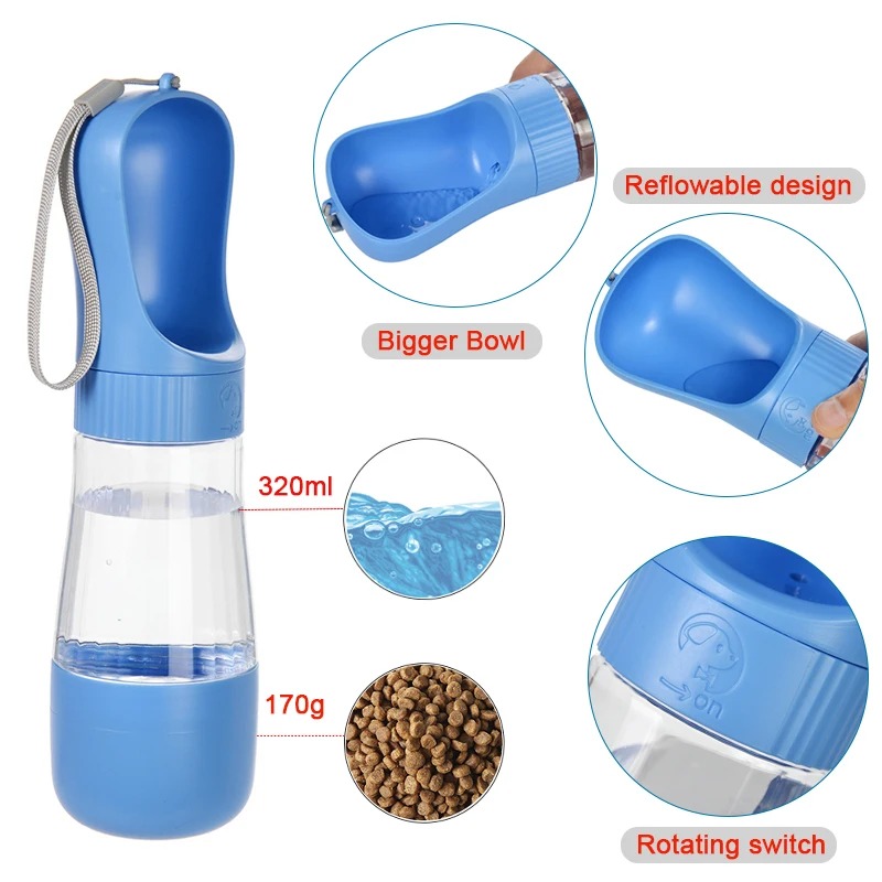 320ML Taşınabilir Köpek Su Şiş - Royal Canin Food Medium incelemesi ve fiyatı