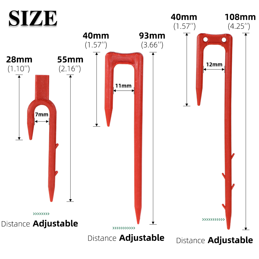 20-50 ADET Çilek Dikim Çatal D - Vine Climbing Plastic incelemesi ve fiyatı