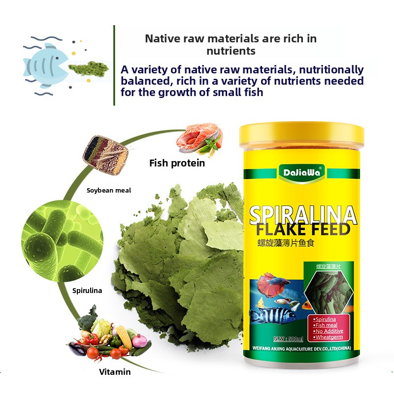 DaJiaWa Spirulina Pul Balık Ye - Tetra Food Tropical Flakes incelemesi ve fiyatı